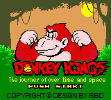 Donkey Kong 5 - The Journey of Over Time and Space Title Screen